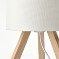 STORSEGEL Table lamp, ash/white