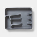 GoodHome Cutlery Organizer Datil 26 cm, grey