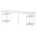 LAGKAPTEN / SPÄND Desk, white, 200x60 cm