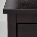 KOPPANG Chest of 3 drawers, black-brown, 90x83 cm