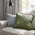 LAGERPOPPEL Cushion cover, grey-green, 50x50 cm