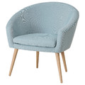 GLAMSEN Armchair, Orrsta light blue