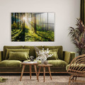 Picture Glasspik Sunny Forest 80 x 120 cm