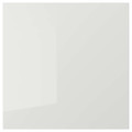 RINGHULT Door, high-gloss light grey, 60x60 cm