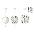 IKEA PS 2014 Pendant lamp, white, silver-colour