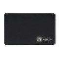 Qoltec Aluminium External Hard Drive Case HDD/SSD 2.5'' SATA3 | USB 2.0, black