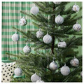 VINTERFINT Tree ornament in bag, set of 20, bauble silver-colour, 7 cm