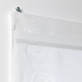 RINGBLOMMA Roman blind, white, 140x160 cm