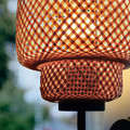 SINNERLIG Wall lamp, wired-in installation, bamboo/handmade