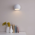 GoodHome Wall Lamp Zosca 1-p E27, white