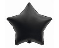 Christmas Foil Balloon Star 44cm, black