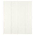 BERGSBO Pair of sliding doors, white, 200x236 cm