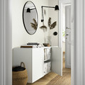 BESTÅ Wall-mounted cabinet combination, white/Lappviken white, 180x42x64 cm