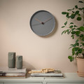 BONDTOLVAN Wall clock, grey-pink, 25 cm