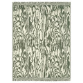TANDMOTT Throw, grey-green/off-white, 130x170 cm
