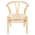 Dining Chair Wicker Natural