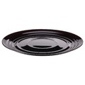 NÄTBARB Plate, black, 24 cm