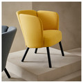 HERRÅKRA Armchair, Diseröd dark yellow