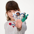 AFTONSPARV 5-piece finger puppet set, multicolour