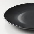 FÄRGKLAR Plate, matt dark grey, 26 cm, 4 pack