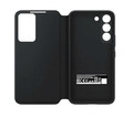 Samsung Phone Case Smart Clear View Cover S22, black