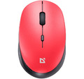 Defender Optical Wireless Mouse Silent Click Auris MB-027, red