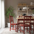 PINNTORP Chair, red stained