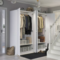 PAX / GULLABERG Wardrobe combination, white/white, 200x60x201 cm