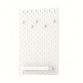 SKÅDIS Pegboard combination, white, 36x56 cm