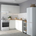 KNOXHULT Corner kitchen, white, 182x183x220 cm