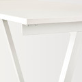 TROTTEN Desk, white, 120x70 cm