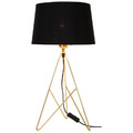 GoodHome Table Lamp Daitree E27, brown-black