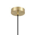 GoodHome Pendant Lamp Kaitains E27 20cm, gold