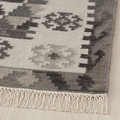 DVÄRGVETEN Rug, black/white, 170x240 cm