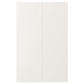 VEDDINGE 2-p door f corner base cabinet set, white, 25x80 cm