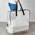 DIMPA Storage bag, transparent, 65x22x65 cm