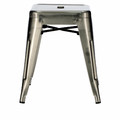 Stool Paris, metallic