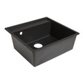 Granite Kitchen Sink Hirase 1 Bowl, black