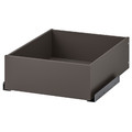 KOMPLEMENT Drawer, dark grey, 50x58 cm