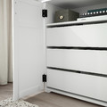 GREÅKER Cabinet with drawers, white, 84x101 cm