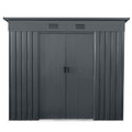 GoodHome Metal Garden Shed 4.5sqm