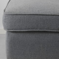 STRANDMON Footstool, Nordvalla dark grey