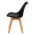 Dining Chair Norden Cross PP, black