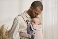 BABYBJORN Baby Carrier Harmony, Woven, Light pink mélange