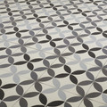 Gres Tile Hydrolic Design 4 Colours 20 x 20 cm, circle4 b&w, 1 m2