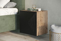 Wall-Mounted Cabinet Asha, artisan/matt black