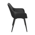 Upholstered Chair Rox, black