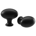 ENERYDA Knob, black, 35 mm, 2 pack