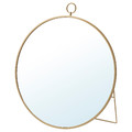 GRYTÅS Mirror, gold-colour, 40 cm