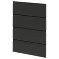 METOD 4 fronts for dishwasher, Upplöv matt anthracite, 60 cm